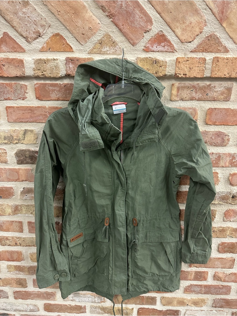 Columbia Olive Green Utility Anorak Jacket